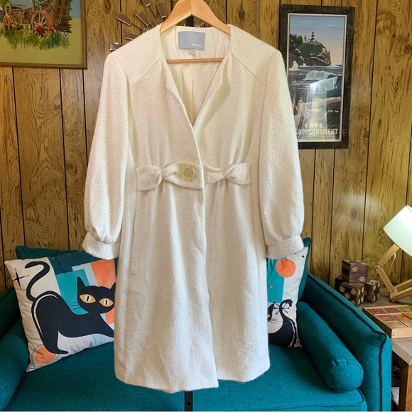 Tabitha Jackets & Blazers - Tabitha Retro Single Button Textured Coat